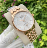  Shop Authentic Tissot T Classic Carson Premium Automatic White Dial Rose Gold Steel Strap Watch for Men - T122.407.33.031.00 - Luxxuri