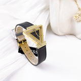  Shop Authentic Guess Fame Quartz Black Dial Black Leather Strap Watch For Women - GW0504L5 - Luxxuri