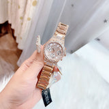  Shop Authentic Guess Moonlight Multi Function Diamonds White Dial Rose Gold Steel Strap Watch for Women - GW0320L3 - Luxxuri