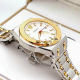  Shop Authentic Versace Chain Reaction Quartz White Dial Two Tone Steel Strap Watch for Men - VEDY00519 - Luxxuri