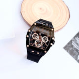  Shop Authentic Guess Phoenix Multifunction Black Dial Black Silicone Strap Watch For Men - GW0203G8 - Luxxuri
