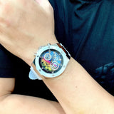  Shop Authentic Guess Poseidon Chronograph Rainbow Dial White Silicone Strap Watch For Men - GW0425G4 - Luxxuri
