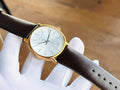  Shop Authentic Calvin Klein Posh Silver Dial Brown Leather Strap Watch for Men - K8Q316G6 - Luxxuri