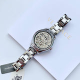  Shop Authentic Fossil Rye Automatic Skeleton Silver Dial Silver Steel Strap Watch for Women - BQ3753 - Luxxuri