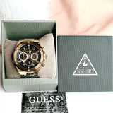  Shop Authentic Guess Poseidon Chronograph Black Dial Black Silicone Strap Watch For Men - GW0425G1 - Luxxuri