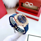  Shop Authentic Guess Cosmo Diamonds Blue Blue Dial Blue Silicone Strap Watch for Women - GW0034L4 - Luxxuri