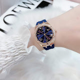  Shop Authentic Guess Cosmo Diamonds Blue Blue Dial Blue Silicone Strap Watch for Women - GW0034L4 - Luxxuri