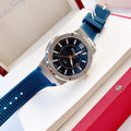  Shop Authentic Salvatore Ferragamo F-80 Blue Dial Blue Rubber Strap Watch For Men - SFHY01122 - Luxxuri