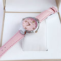  Shop Authentic Versace Audrey Quartz White Dial Pink Leather Strap Watch for Women - VELR00119 - Luxxuri