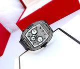  Shop Authentic Guess Phoenix Multifunction Silver Dial Black Silicone Strap Watch For Men - GW0048G1 - Luxxuri
