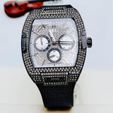  Shop Authentic Guess Phoenix Multifunction Silver Dial Black Silicone Strap Watch For Men - GW0048G1 - Luxxuri
