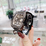  Shop Authentic Guess Phoenix Multifunction Silver Dial Black Silicone Strap Watch For Men - GW0048G1 - Luxxuri
