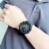  Shop Authentic Guess Momentum Black Dial Black Rubber Strap Watch for Men - GW0263G4 - Luxxuri