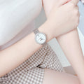 Emporio Armani Rosa Quartz Mother of Pearl Dial Silver Steel Strap Watch For Women - AR11461