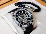  Shop Authentic Guess Trophy Multifunction Black Dial Black Rubber Strap Watch for Men - GW0333G1 - Luxxuri