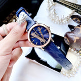  Shop Authentic Versace Virtus Quartz Blue Dial Blue Leather Strap Watch for Women - VEHC00419 - Luxxuri