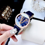  Shop Authentic Versace Virtus Quartz Blue Dial Blue Leather Strap Watch for Women - VEHC00419 - Luxxuri