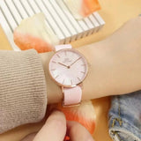  Shop Authentic Daniel Wellington Petite Mother of Pearl Pink Dial Pink Nylon Strap Watch For Women - DW00100512 - Luxxuri
