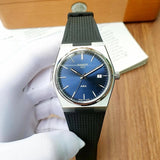  Shop Authentic Tissot PRX Blue Dial Black Rubber Strap Watch For Men - T137.410.17.041.00 - Luxxuri