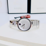  Shop Authentic Movado Edge Silver Dial Silver Steel Strap Watch for Women - 3680012 - Luxxuri