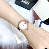  Shop Authentic Movado Edge Rose Gold Dial Rose Gold Steel Strap Watch for Women - 3680013 - Luxxuri