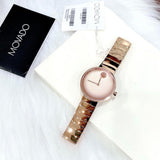  Shop Authentic Movado Edge Rose Gold Dial Rose Gold Steel Strap Watch for Women - 3680013 - Luxxuri