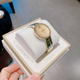  Shop Authentic Movado Edge Gold Dial Gold Steel Strap Watch for Women - 3680014 - Luxxuri