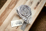  Shop Authentic Fossil Rye Automatic Skeleton Silver Dial Silver Steel Strap Watch for Women - BQ3753 - Luxxuri