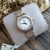  Shop Authentic Tissot T Classic Carson Automatic White Dial Silver Steel Strap Watch For Women - T085.207.11.011.00 - Luxxuri