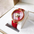 Shop Authentic Versace Palazzo Empire Red Dial Red Leather Strap Watch for Women - VCO120017 - Luxxuri