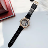  Shop Authentic Guess Momentum Chronograph Diamonds Black Dial Black Silicone Strap Watch For Men - GW0518G2 - Luxxuri