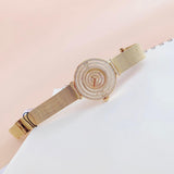  Shop Authentic Guess Dream Crystals Rose Gold Dial Rose Gold Mesh Bracelet Watch For Women - GW0550L3 - Luxxuri