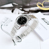  Shop Authentic Tissot Carson Automatic Black Dial Silver Steel Strap Watch For Women - T085.207.11.051.00 - Luxxuri