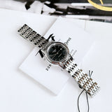  Shop Authentic Tissot Carson Automatic Black Dial Silver Steel Strap Watch For Women - T085.207.11.051.00 - Luxxuri