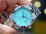  Shop Authentic Maurice Lacroix Aikon Automatic Sky Blue Dial Silver Steel Strap Watch For Men - AI6008-SS00F-431-C - Luxxuri
