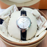  Shop Authentic Tissot T Lady Flamingo Mother of Pearl White Dial Black Leather Strap Watch for Women - T094.210.16.111.00 - Luxxuri