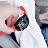  Shop Authentic Guess Phoenix Multifunction Black Dial Red Rubber Strap Watch for Men - GW0203G4 - Luxxuri