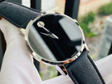 Shop Authentic Movado Museum Classic Black Dial Black Leather Strap Watch for Men - 0607194 - Luxxuri