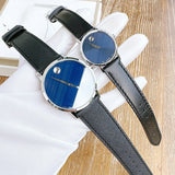  Shop Authentic Movado Museum Classic Blue Dial Black Leather Strap Watch for Men - 0607197 - Luxxuri