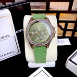  Shop Authentic Michael Kors Mini Pilot Chronograph Green Dial Green Silicone Strap Watch For Women - MK7421 - Luxxuri