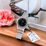  Shop Authentic Tissot Carson Automatic Black Dial Silver Steel Strap Watch For Women - T085.207.11.051.00 - Luxxuri