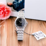  Shop Authentic Tissot Carson Automatic Black Dial Silver Steel Strap Watch For Women - T085.207.11.051.00 - Luxxuri