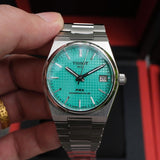  Shop Authentic Tissot PRX Powermatic 80 Light Green Dial Silver Steel Strap Watch for Men - T137.207.11.091.01 - Luxxuri