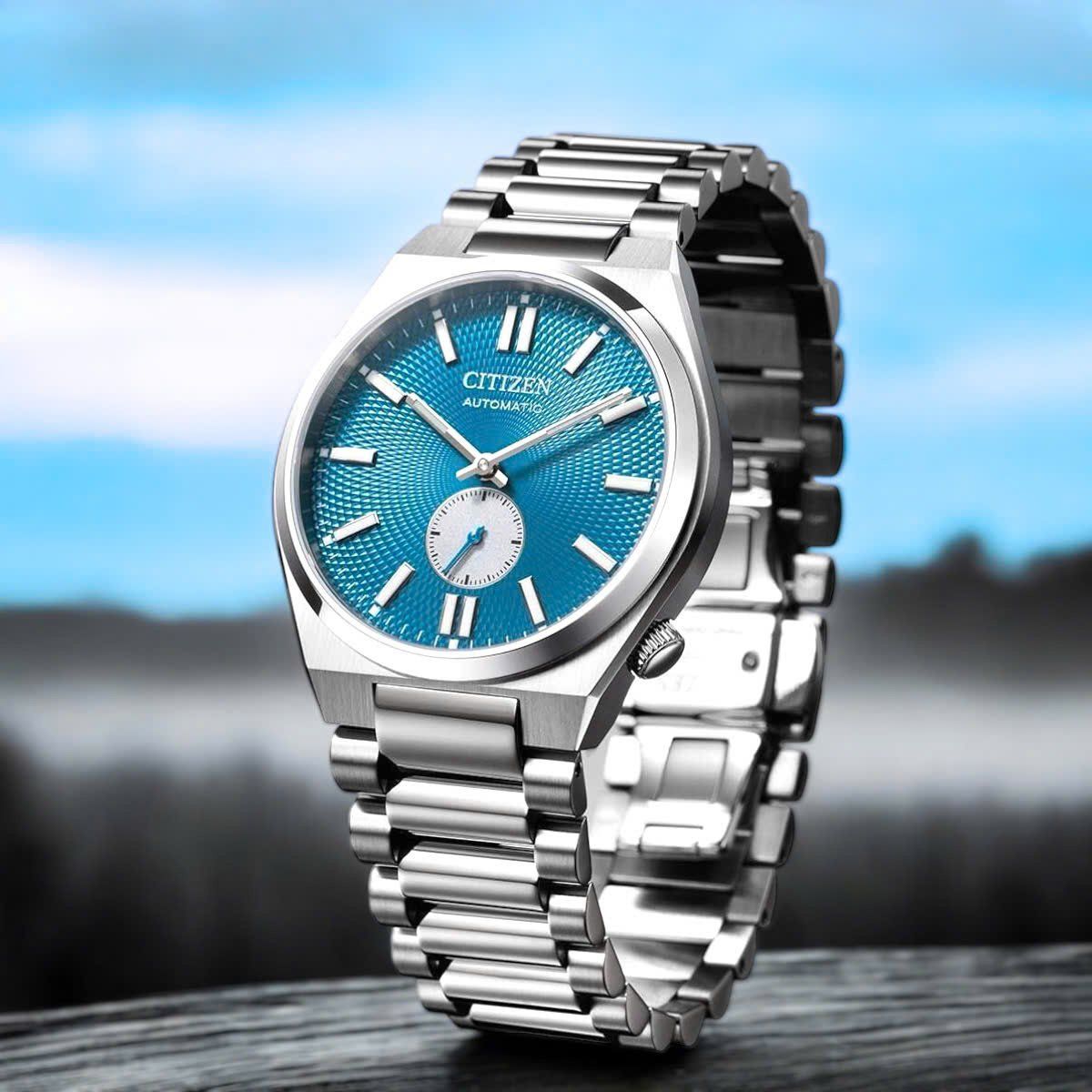  Shop Authentic Citizen Tsuyosa Automatic Blue Dial Silver Steel Strap Watch For Men - NK5010-51L - Luxxuri