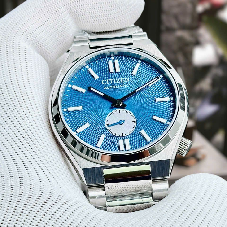  Shop Authentic Citizen Tsuyosa Automatic Blue Dial Silver Steel Strap Watch For Men - NK5010-51L - Luxxuri