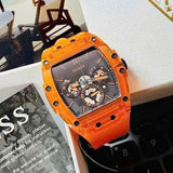  Shop Authentic Guess Phoenix Multifunction Black Dial Orange Rubber Strap Watch For Men - GW0203G10 - Luxxuri