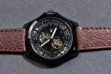  Shop Authentic Tommy Hilfiger Bruce Automatic Black Dial Brown Leather Strap Watch for Men - 1791280 - Luxxuri