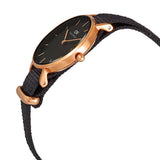  Shop Authentic Daniel Wellington Petite Cornwall Black Dial Black Nylon Strap Watch for Women - DW00100247 - Luxxuri