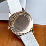  Shop Authentic Michael Kors Runway Quartz White Dial White Rubber Strap Watch For Women - MK6853 - Luxxuri