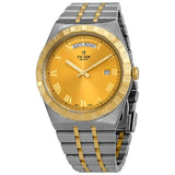  Shop Authentic Tudor Royal Automatic Diamonds Gold Dial Two Tone Steel Strap Watch for Men - M28603-0006 - Luxxuri